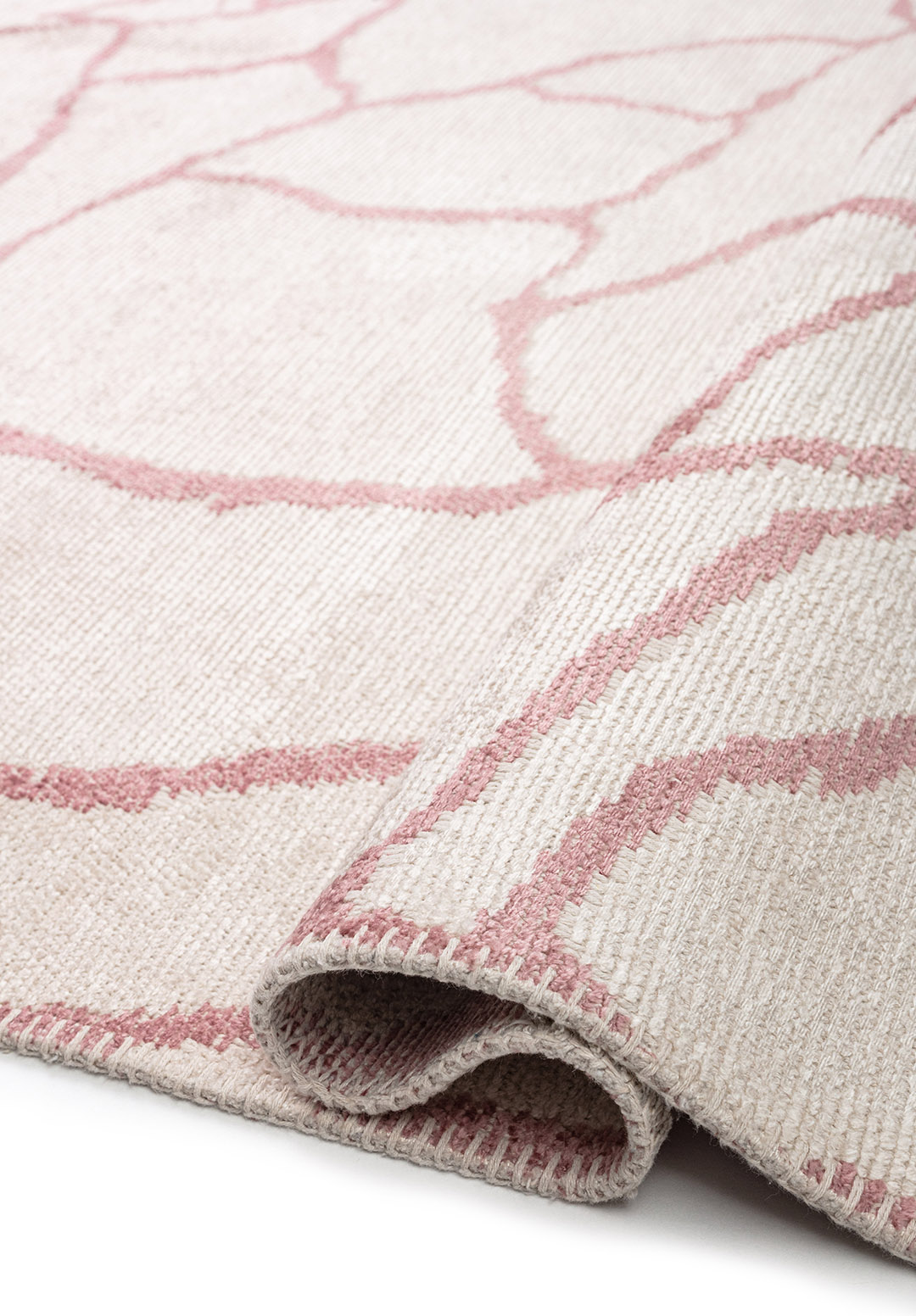 DRY DAMSON - LIGHT GREY - ECRU RUG