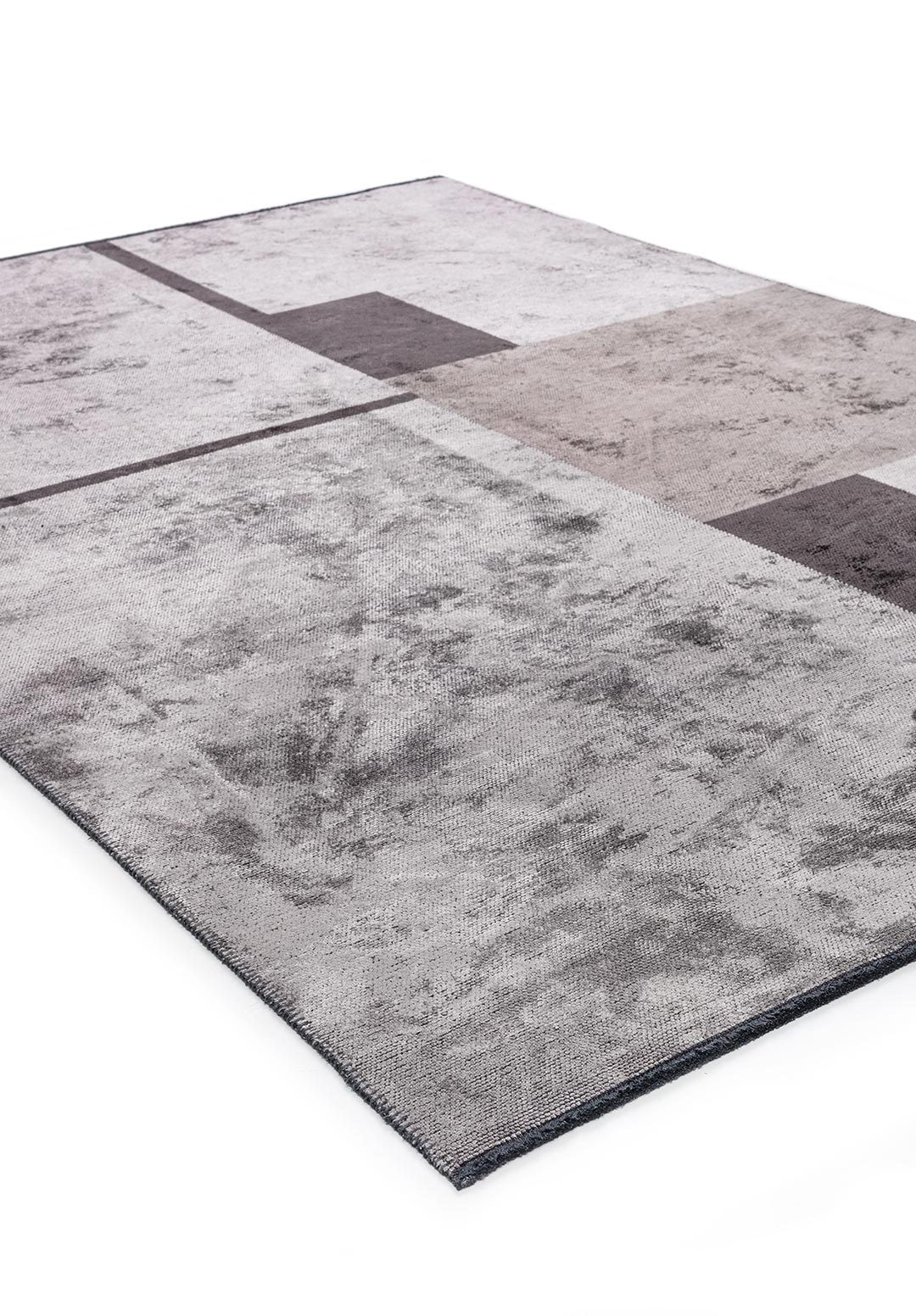 BLOCK CHARCOAL - DARK GREY - LIGHT GREY RUG