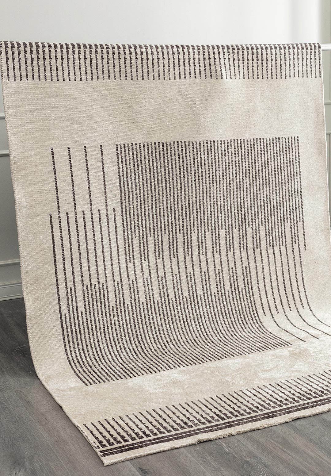 SPECTRUM CHARCOAL - ECRU RUG