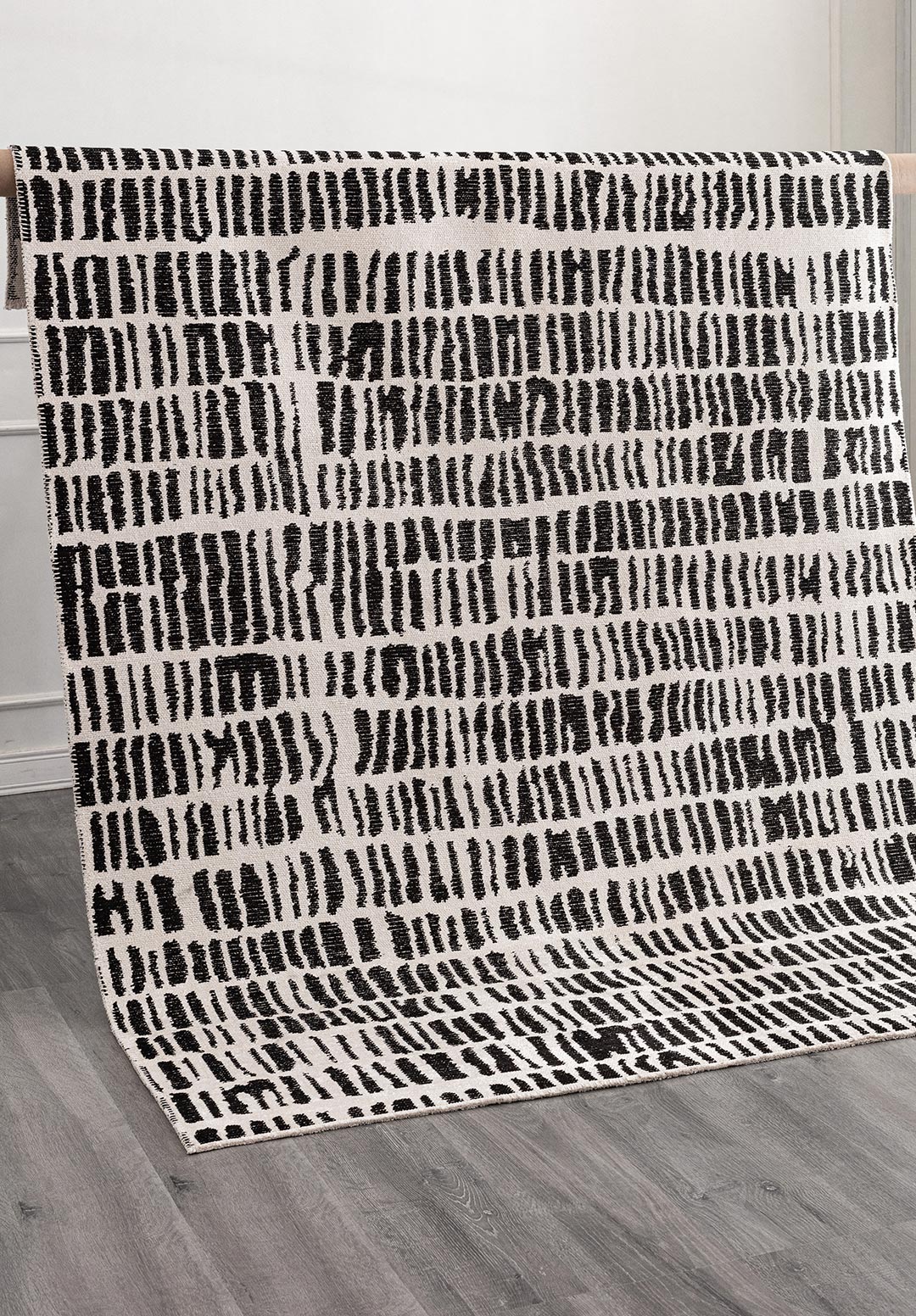 NET Чёрный - Экрю Ковер