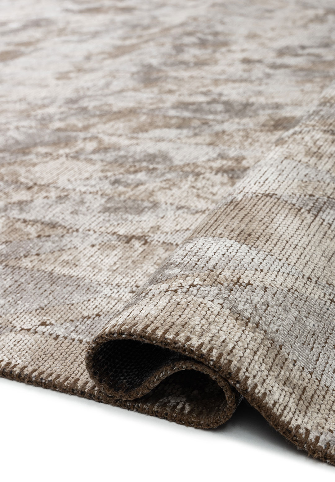 VECTOR LIGHT GREY - LIGHT CREAM RUG