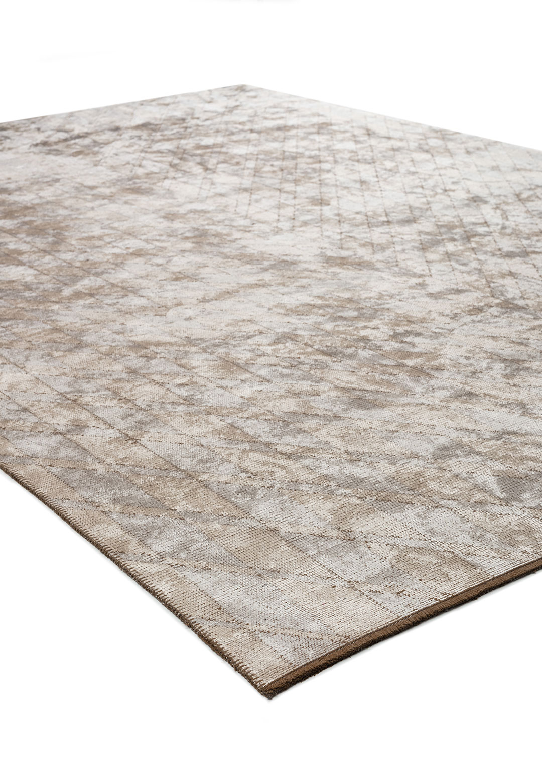 VECTOR LIGHT GREY - LIGHT CREAM RUG