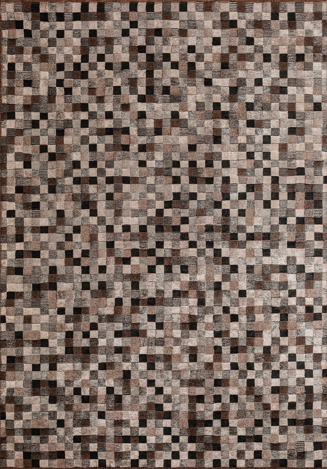 DESERT GREY - Чёрный - Светлый Кремовый Ковер