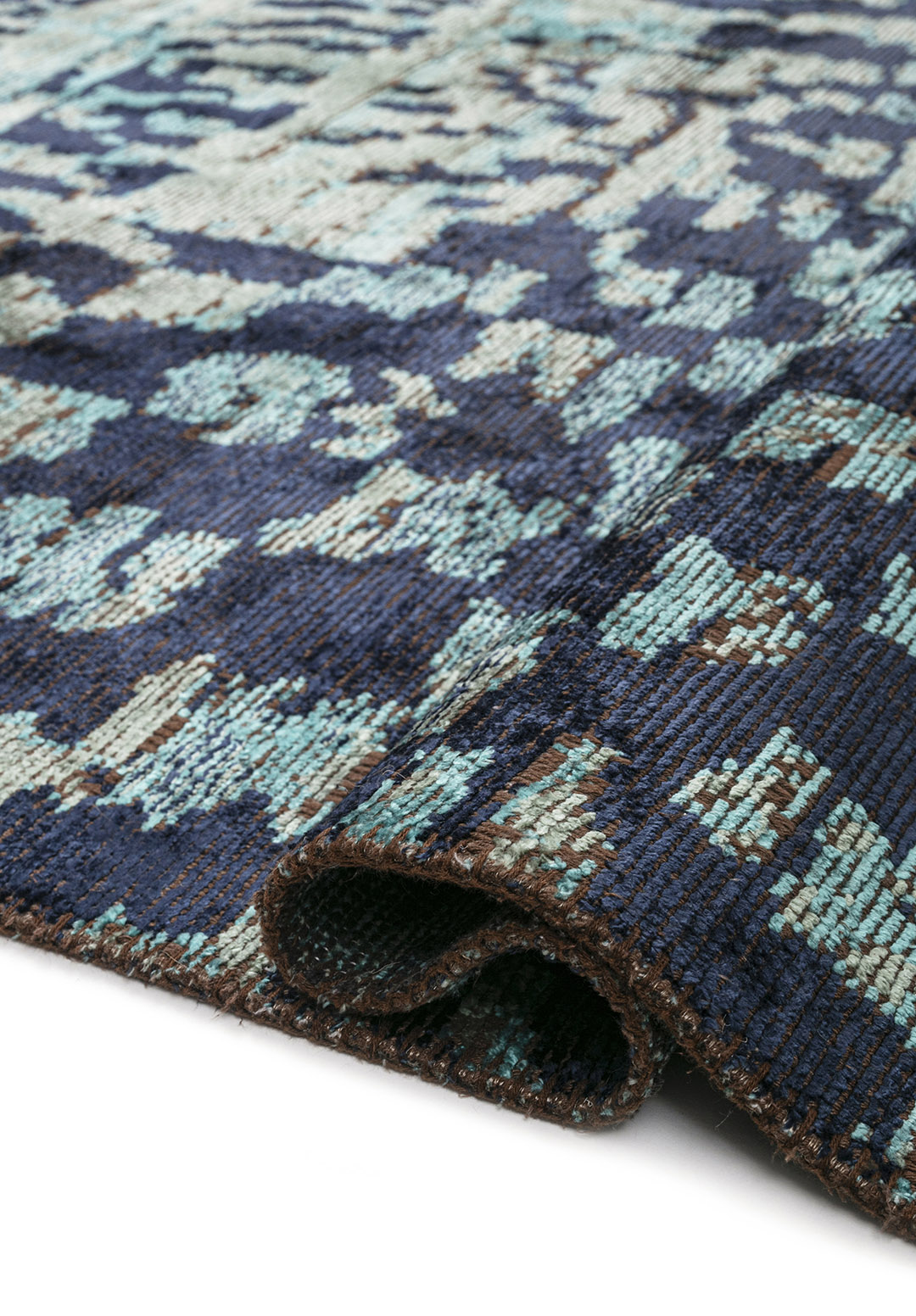 SAHARA TURQUOISE - DARK NAVY - RIVER GREEN RUG