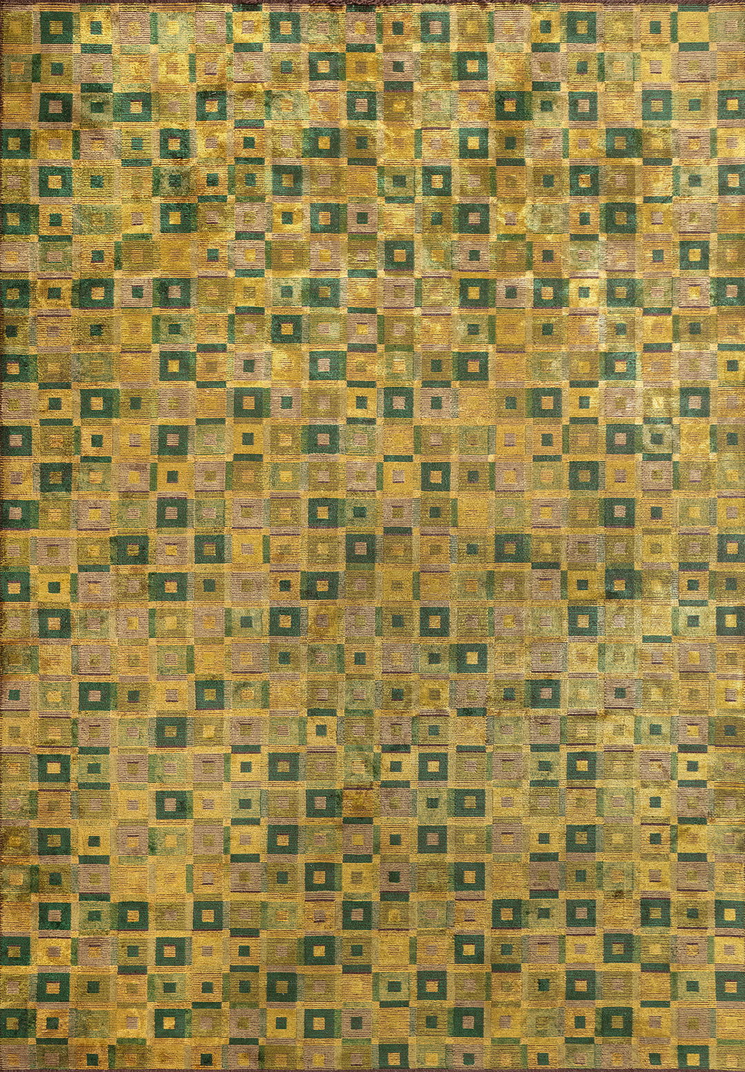 PATINA YELLOW - KIWI - FOREST GREEN - OLIVE GREEN RUG