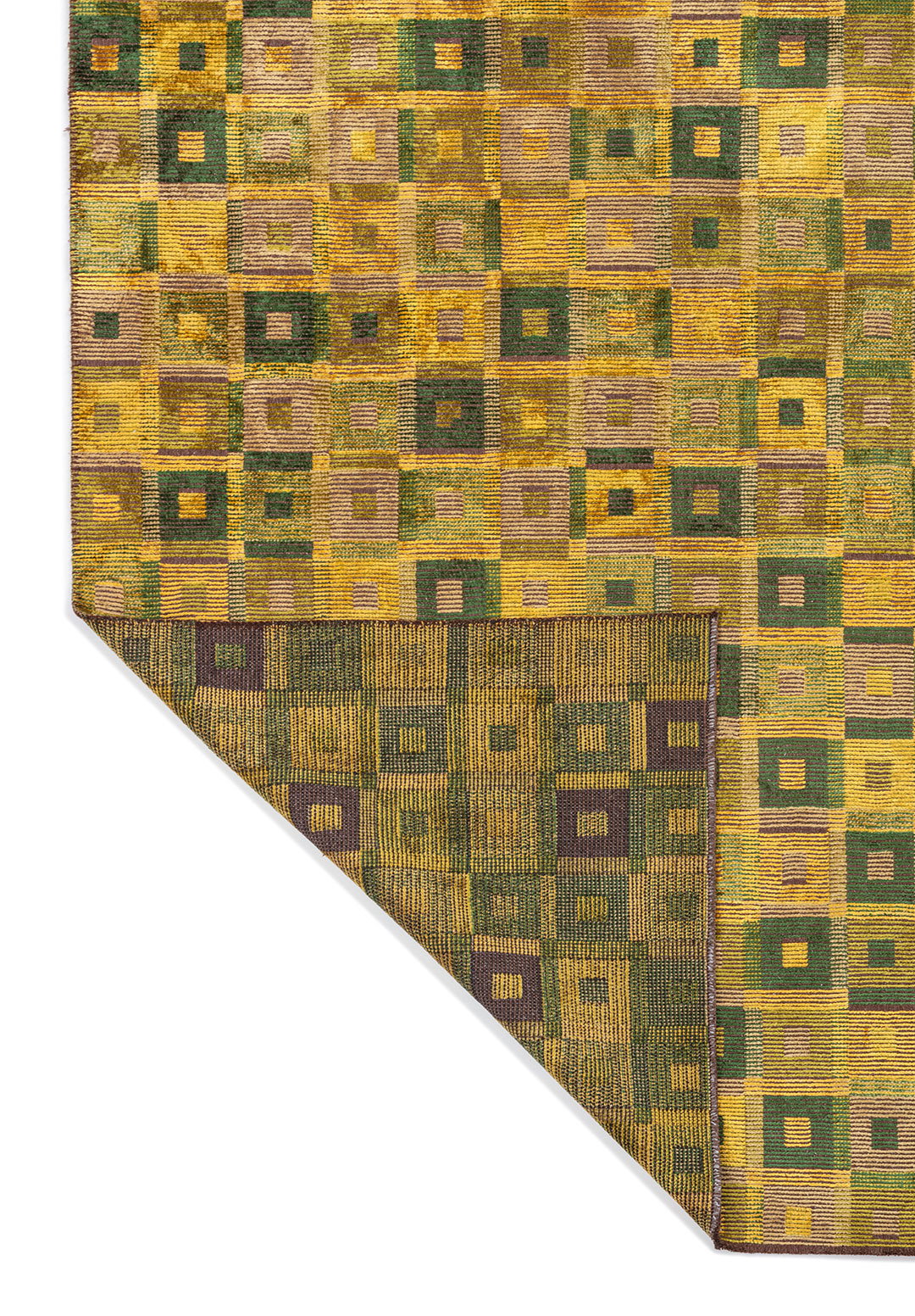 PATINA YELLOW - KIWI - FOREST GREEN - OLIVE GREEN RUG