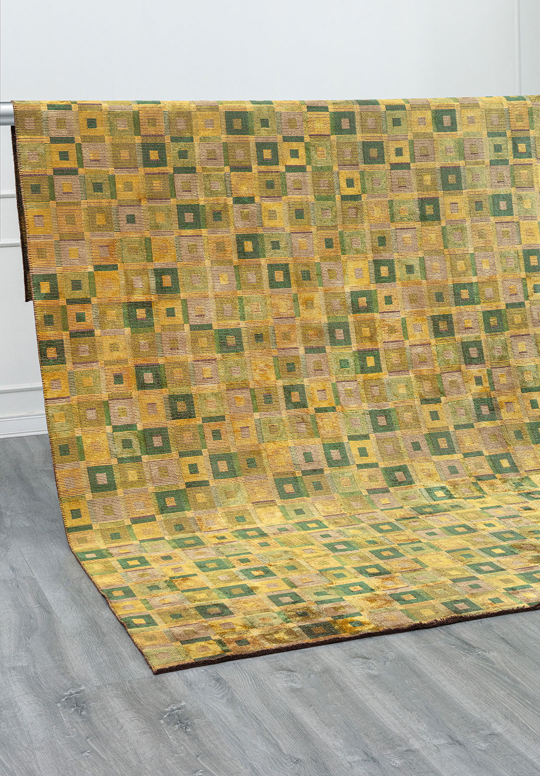 PATINA YELLOW - KIWI - FOREST GREEN - OLIVE GREEN RUG