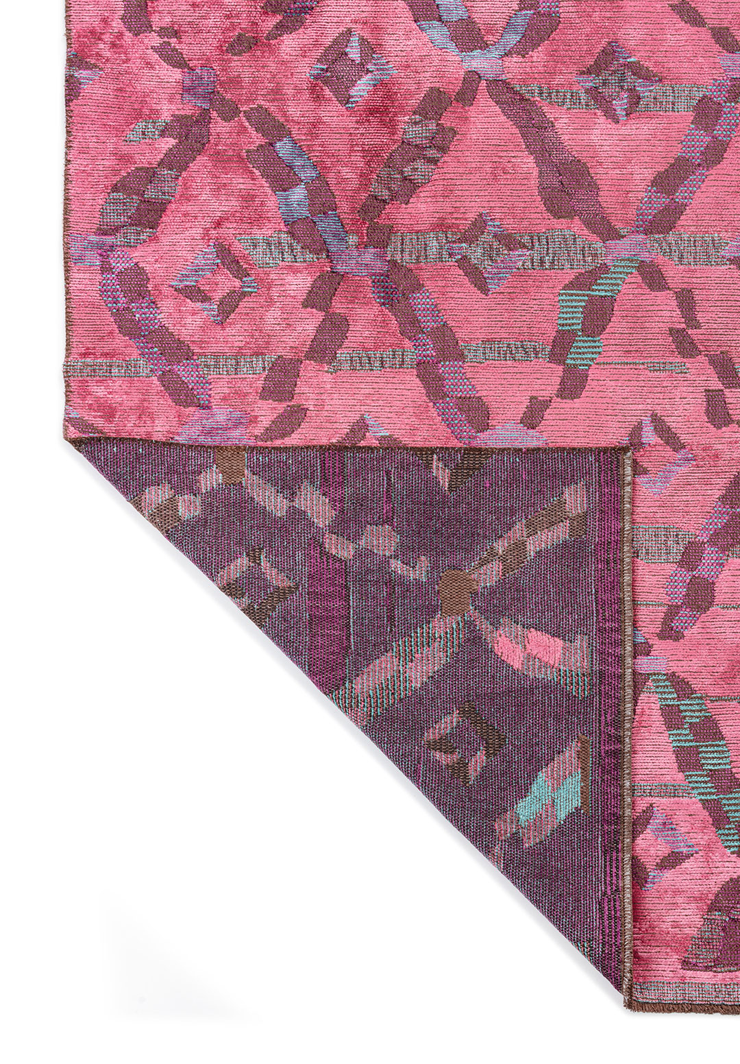 JASMINE Фиолетовый - Розовый - Бирюзовый Ковер