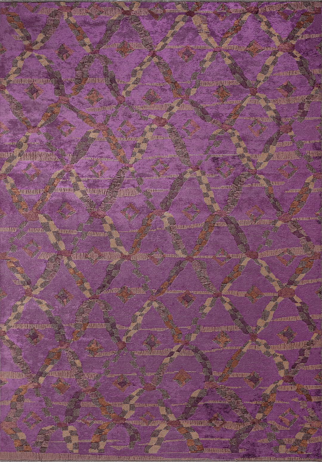 JASMINE CHERRY - Фиолетовый - Терракотовый Ковер