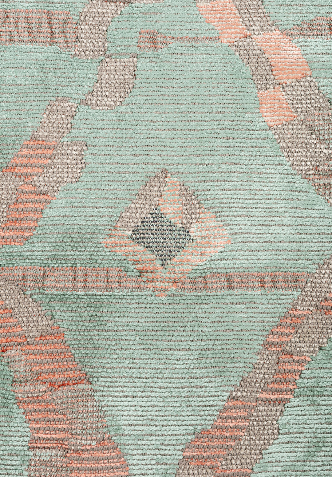 JASMINE Кремовый - RIVER Зелёный - Светлый Коралловый Ковер