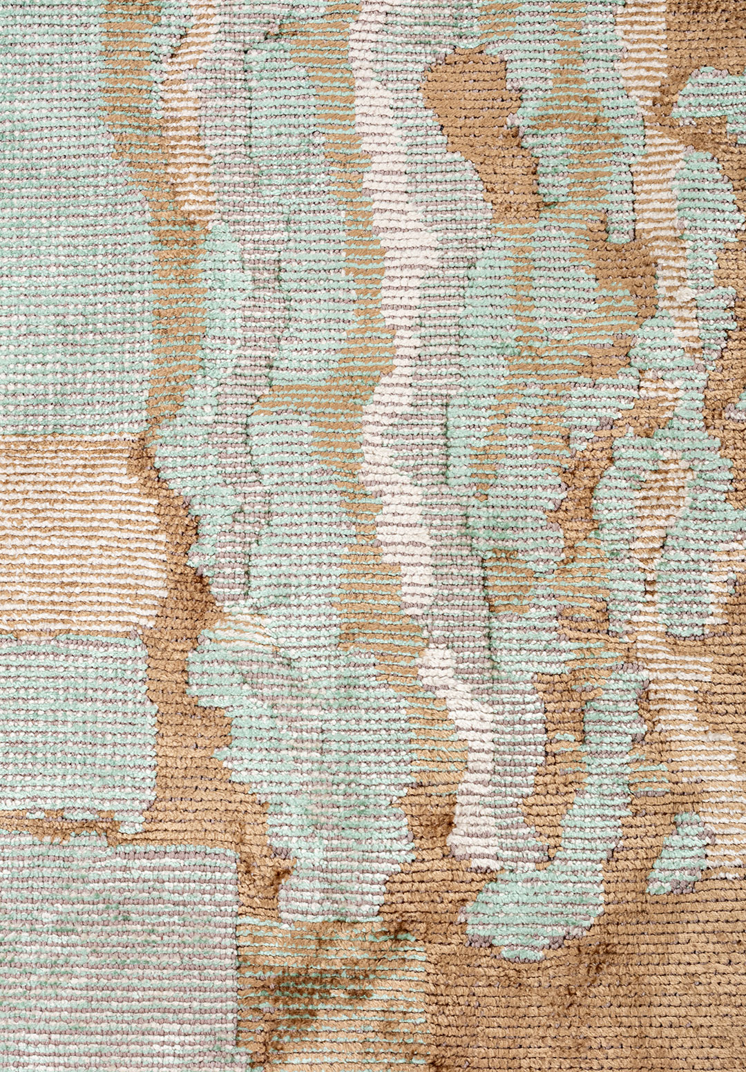 FOSSIL Норковый - Светлый Кремовый - RIVER Зелёный Ковер