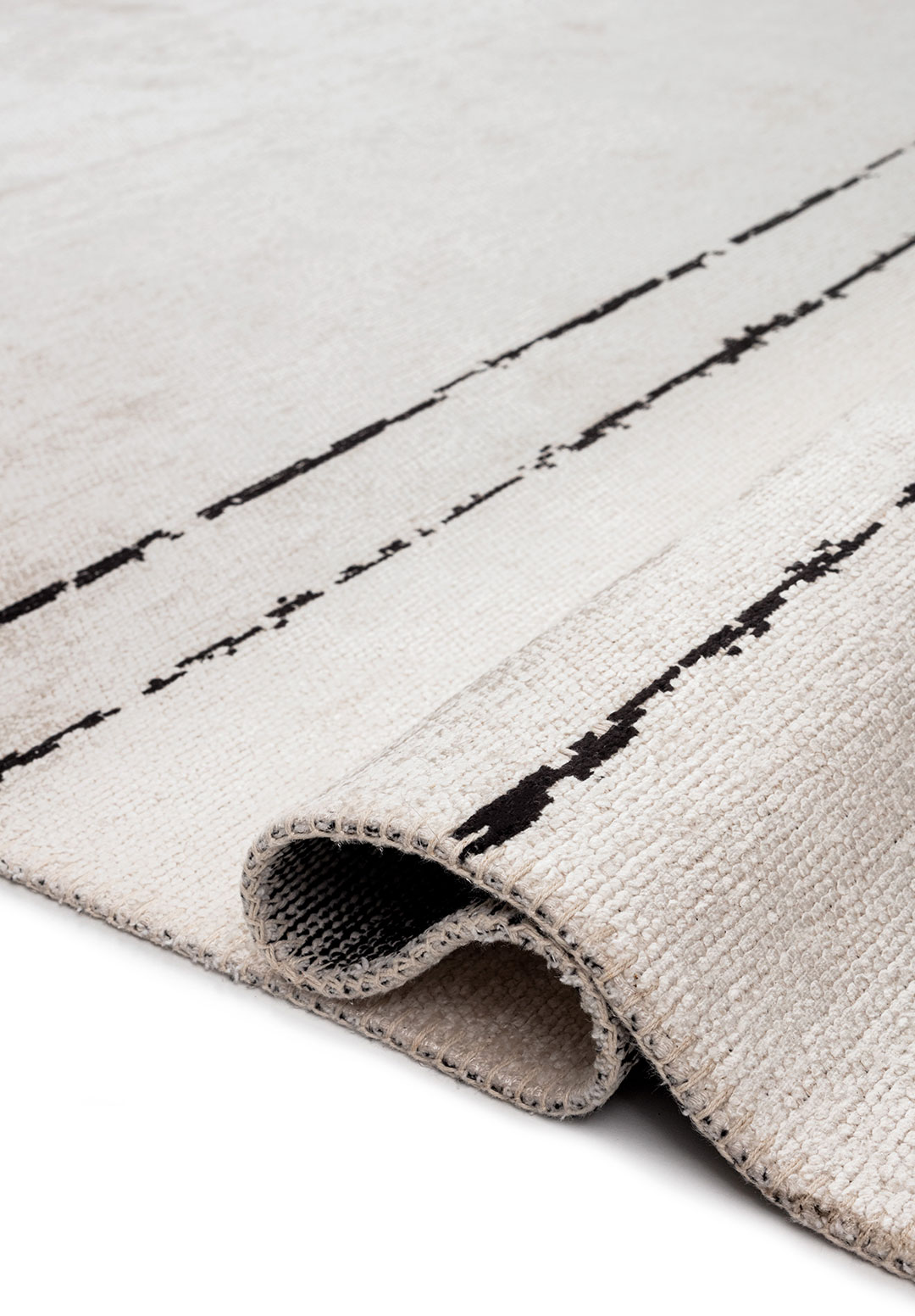 TRAIL Чёрный - Экрю Ковер