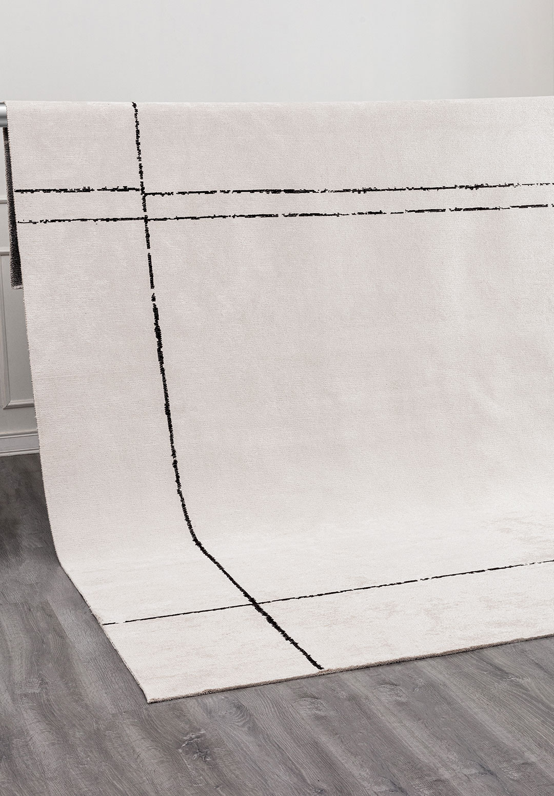 TRAIL Чёрный - Экрю Ковер