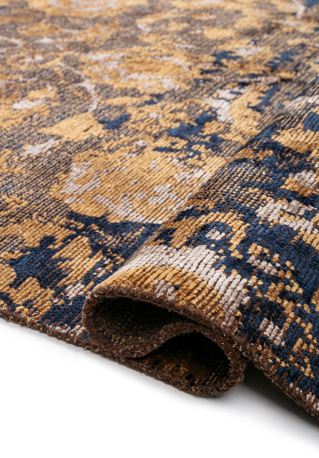 DREAM BONE - GOLD - DARK NAVY RUG