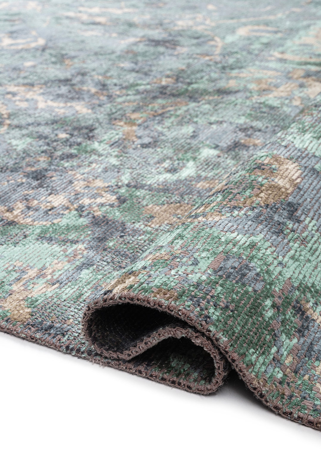 DREAM Бежевый - Синий - RIVER Зелёный Ковер