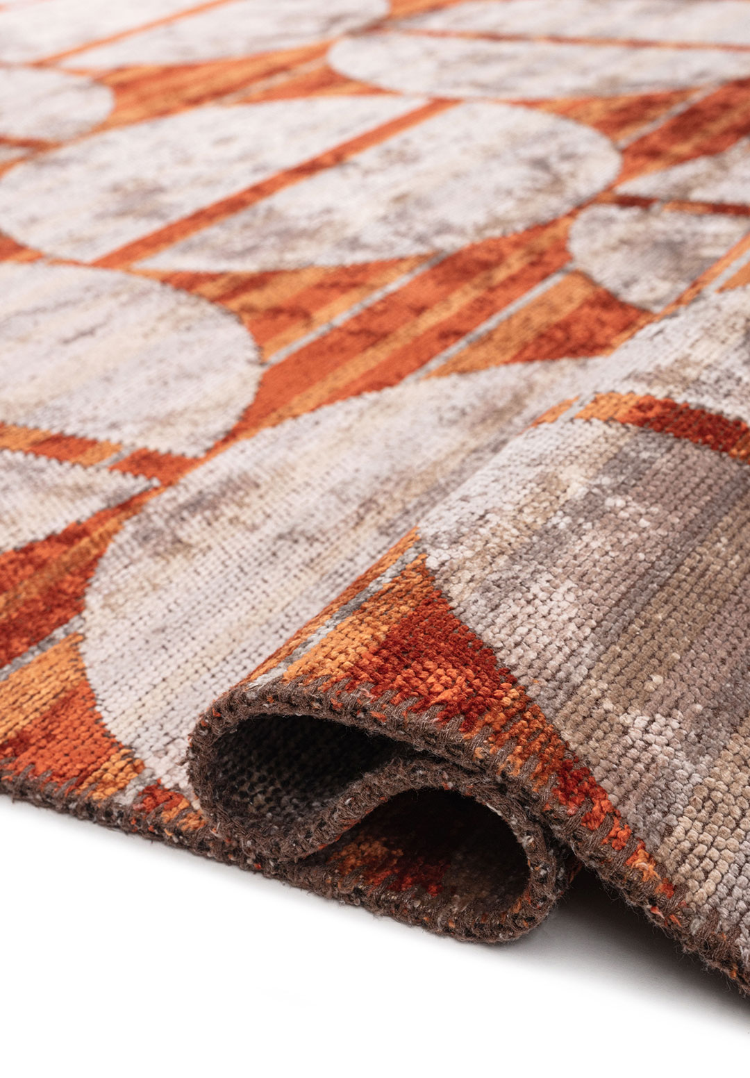 ECLIPSE RUST - Терракотовый - Кремовый - GREY - Светлый GREY - Слоновая кость Ковер