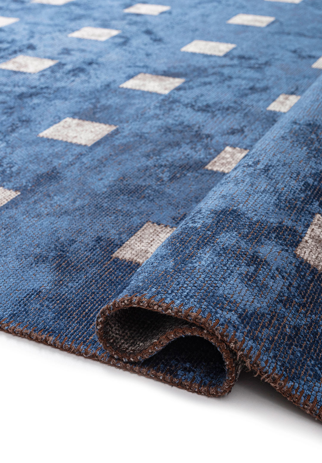 HARMONY Тёмно - синий Синий - Слоновая кость Ковер