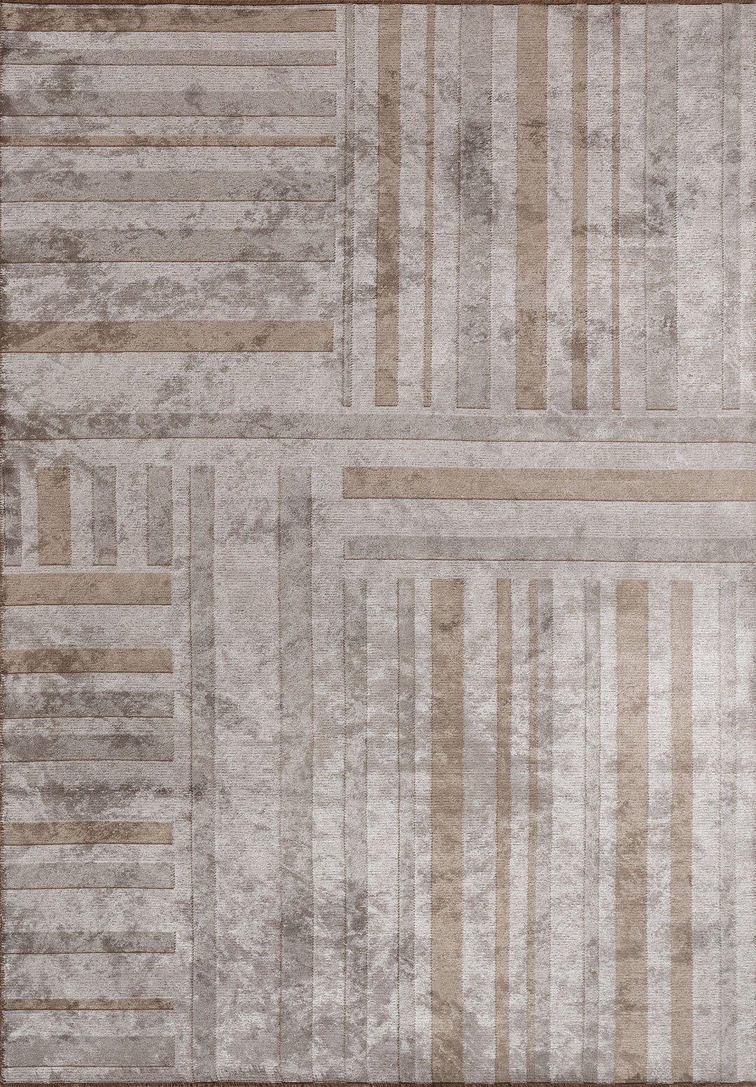 PARCEL NOUGAT - GREY - LIGHT GREY RUG