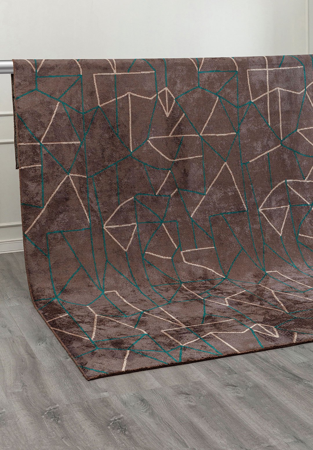 DELTA Тёмный Бирюзовый - AÇIK GRI - Графитовый Ковер