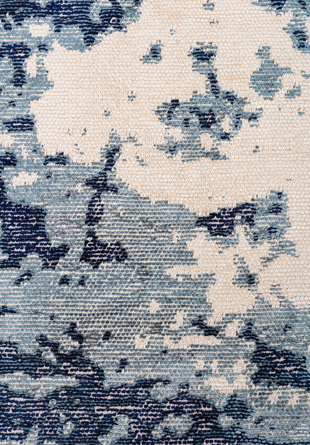 BLAZE DARK NAVY - BLUE - ECRU RUG