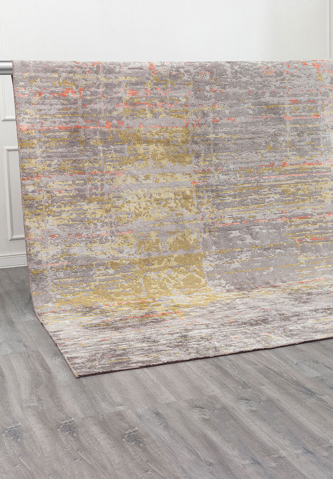 DAWN GREY - OLIVE Зелёный - Коралловый - Слоновая кость Ковер