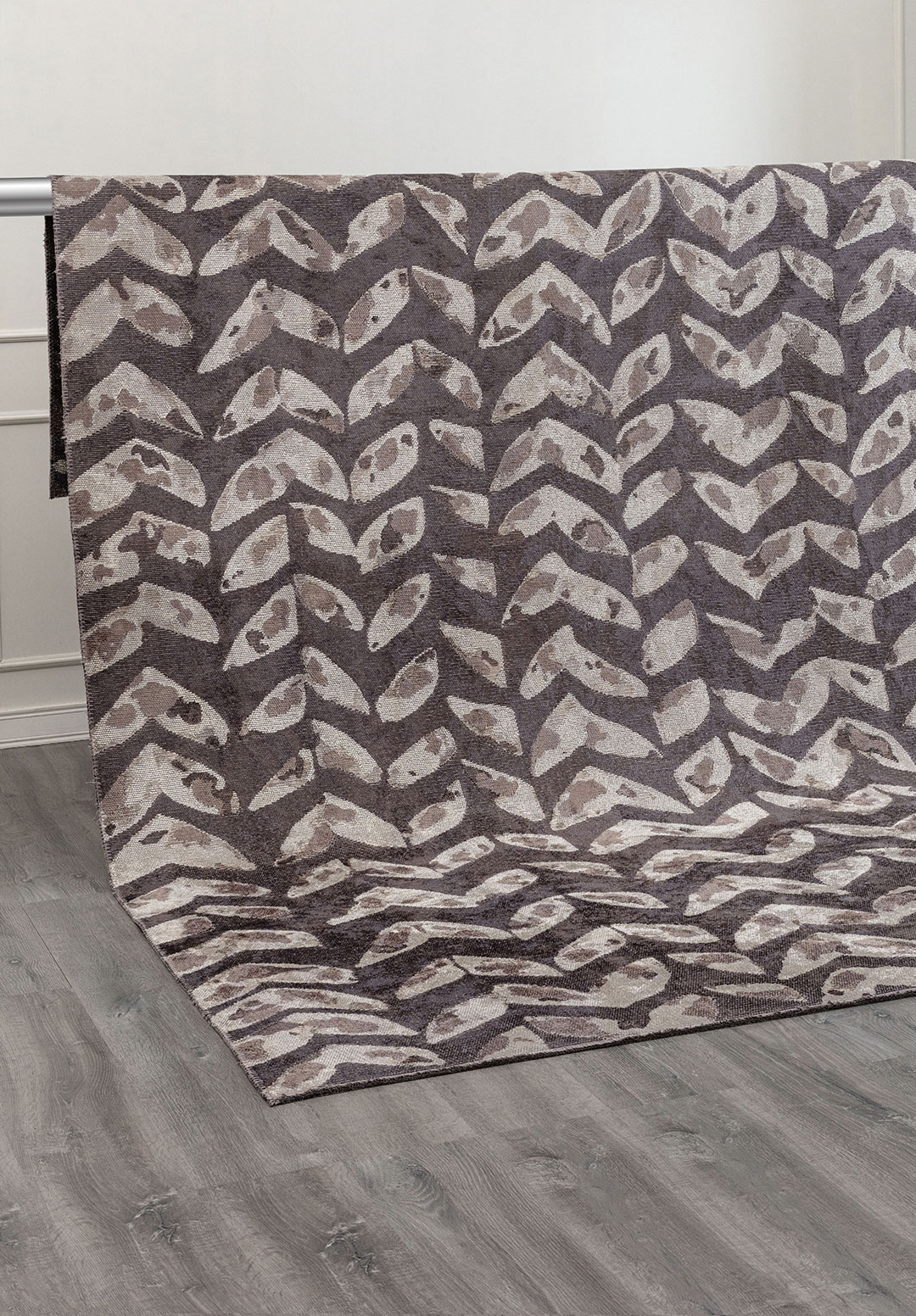 NOVA Графитовый - Тёмный GREY - Слоновая кость Ковер