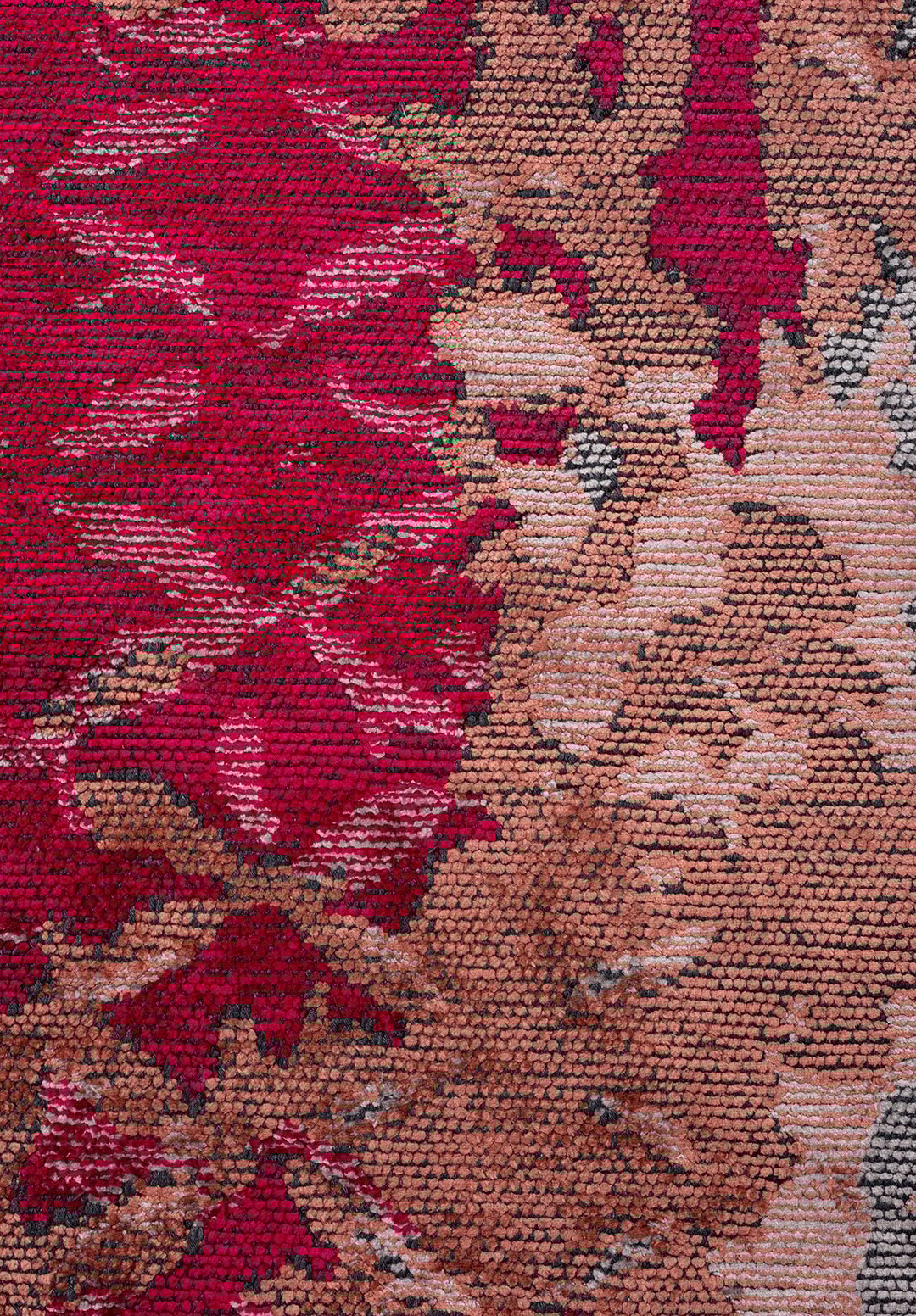 BLOOM Пурпурный - Коралловый - Светлый GREY Ковер