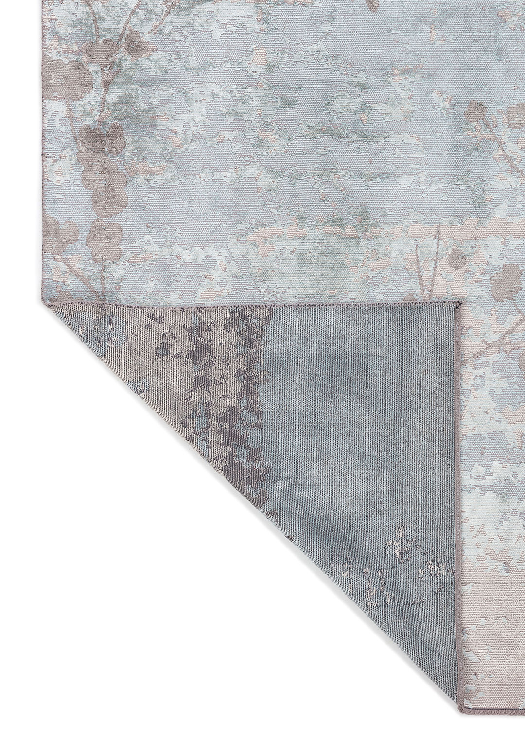BLOSSOM GREY - ICE BLUE - LIGHT CREAM RUG