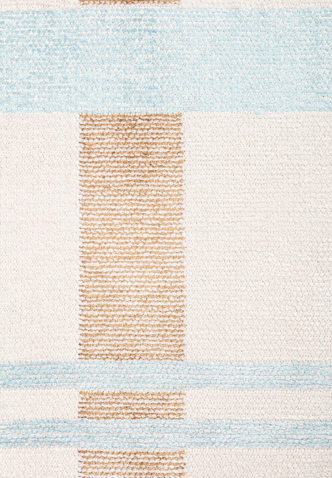 SCOTCH DARK BEIGE - ICE BLUE - ECRU RUG