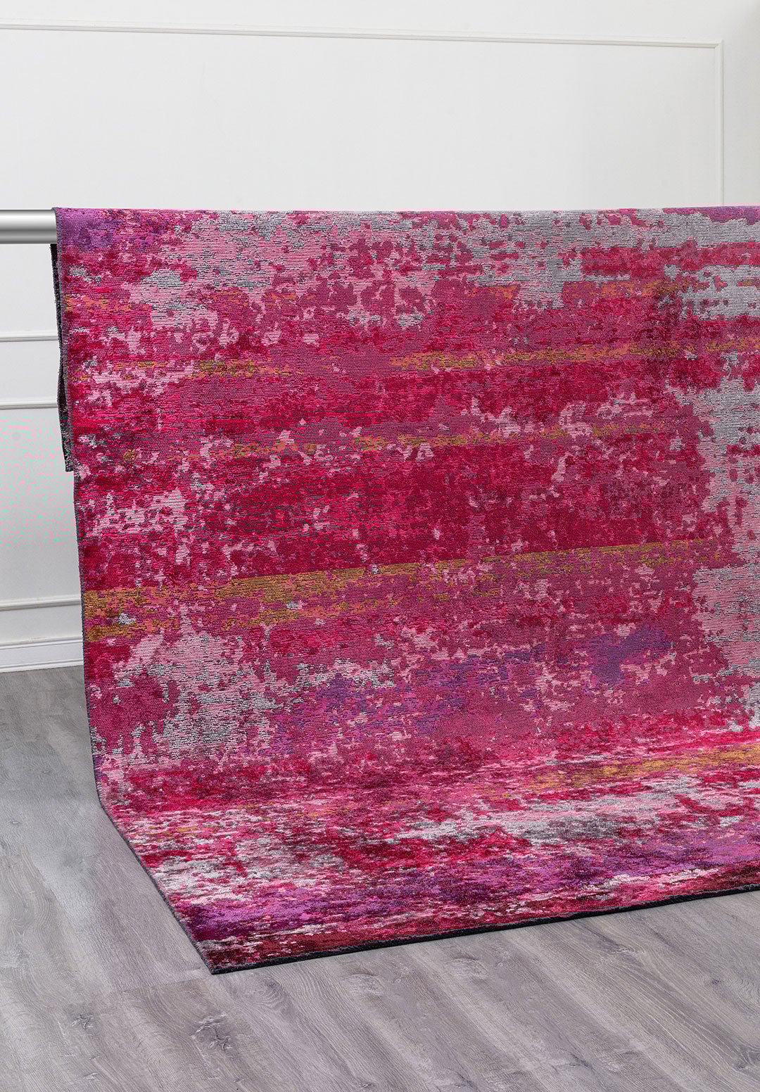 OASIS PURPLE - CHERRY - MAGENTA - TERRA - FUSCHIA - LIGHT GREY RUG