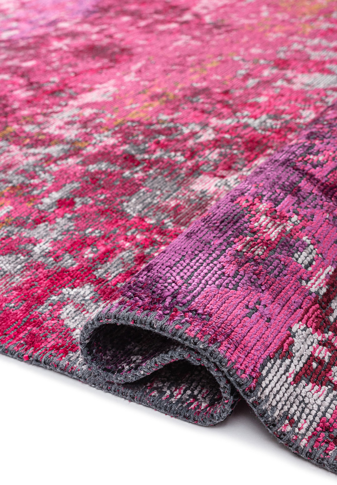 OASIS PURPLE - CHERRY - MAGENTA - TERRA - FUSCHIA - LIGHT GREY RUG