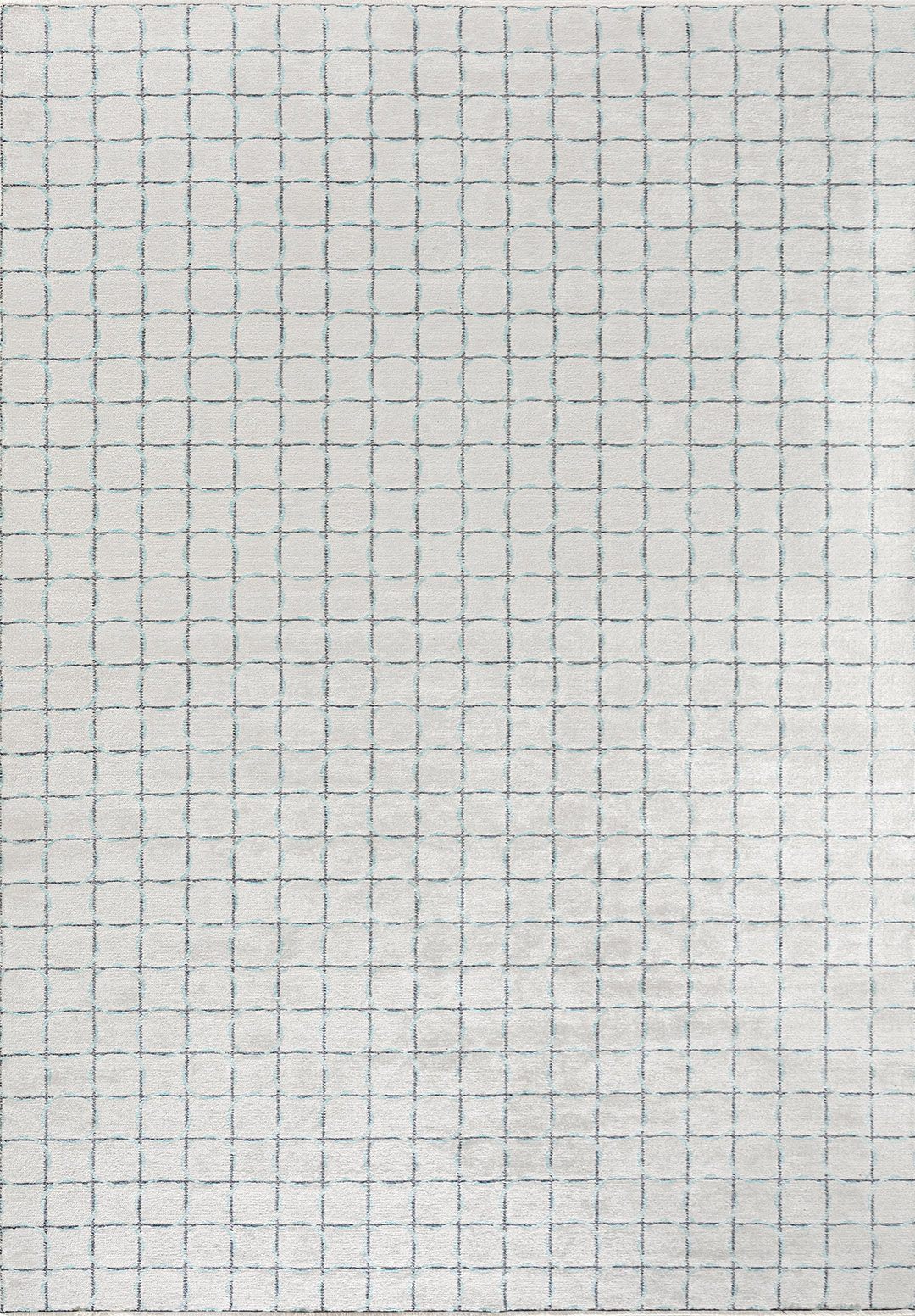 EQUINOX Тёмный Тёмно - синий - Бирюзовый - Экрю Ковер