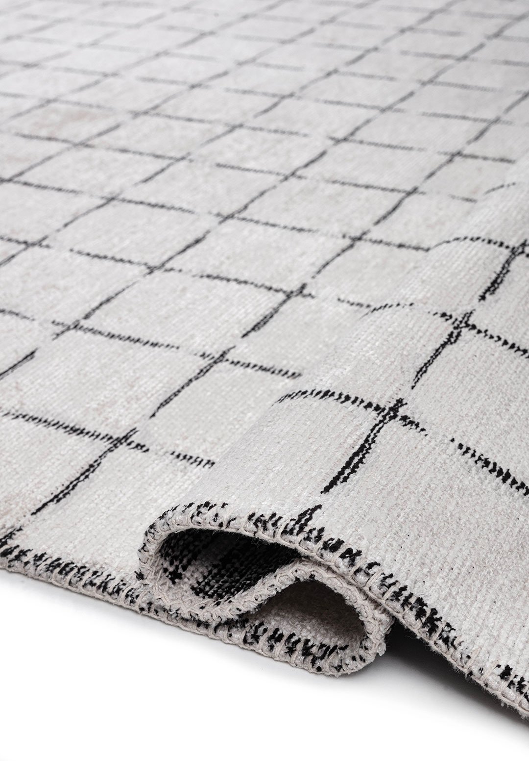 EQUINOX Чёрный - Светлый GREY - Экрю Ковер