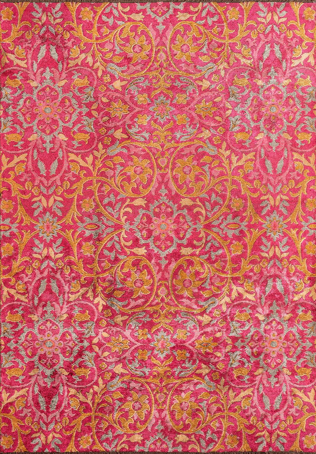 VIOLETTA Фуксия - Нуга - Оранжевый Ковер