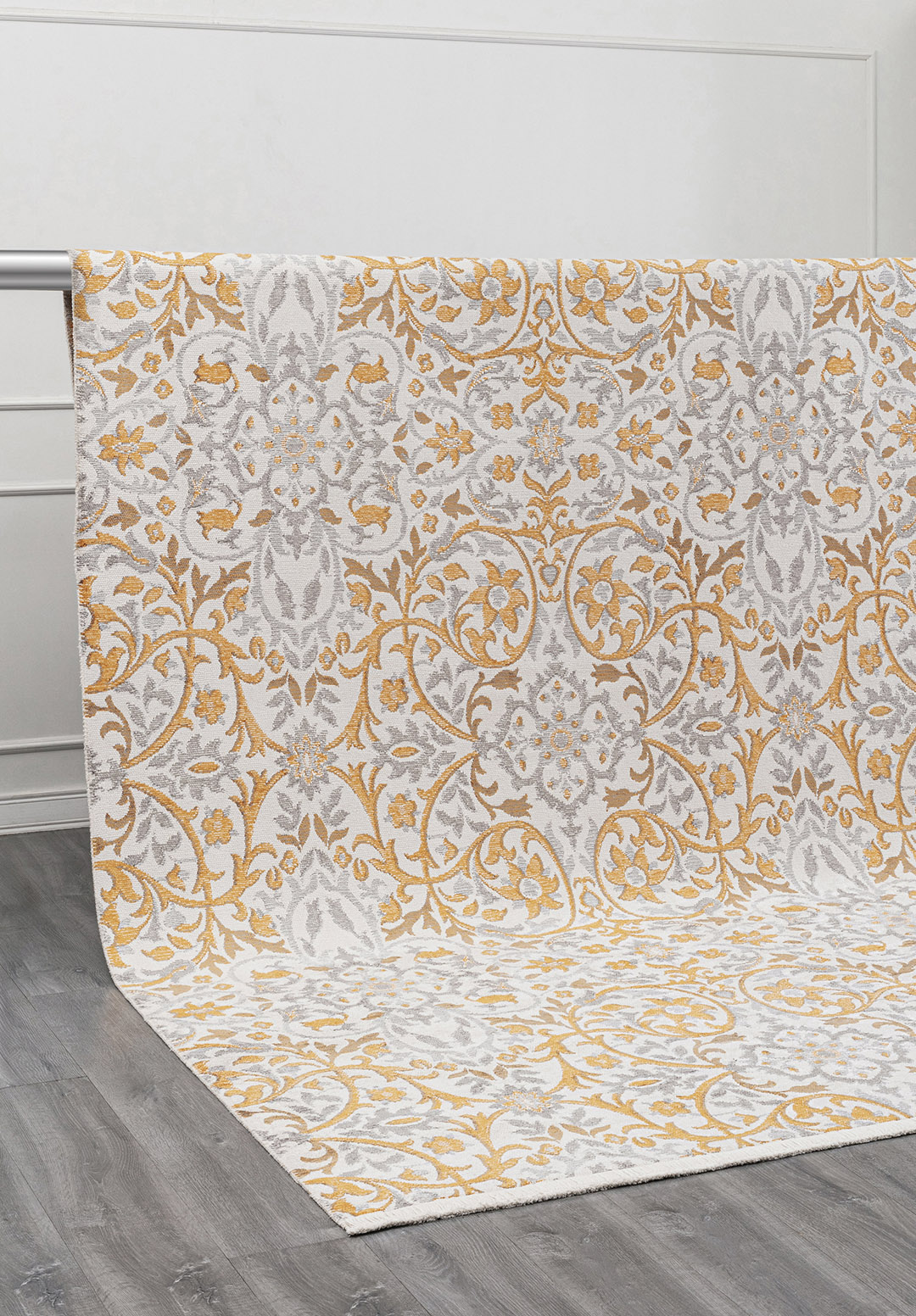 VIOLETTA ECRU - GREY - MUSTARD RUG