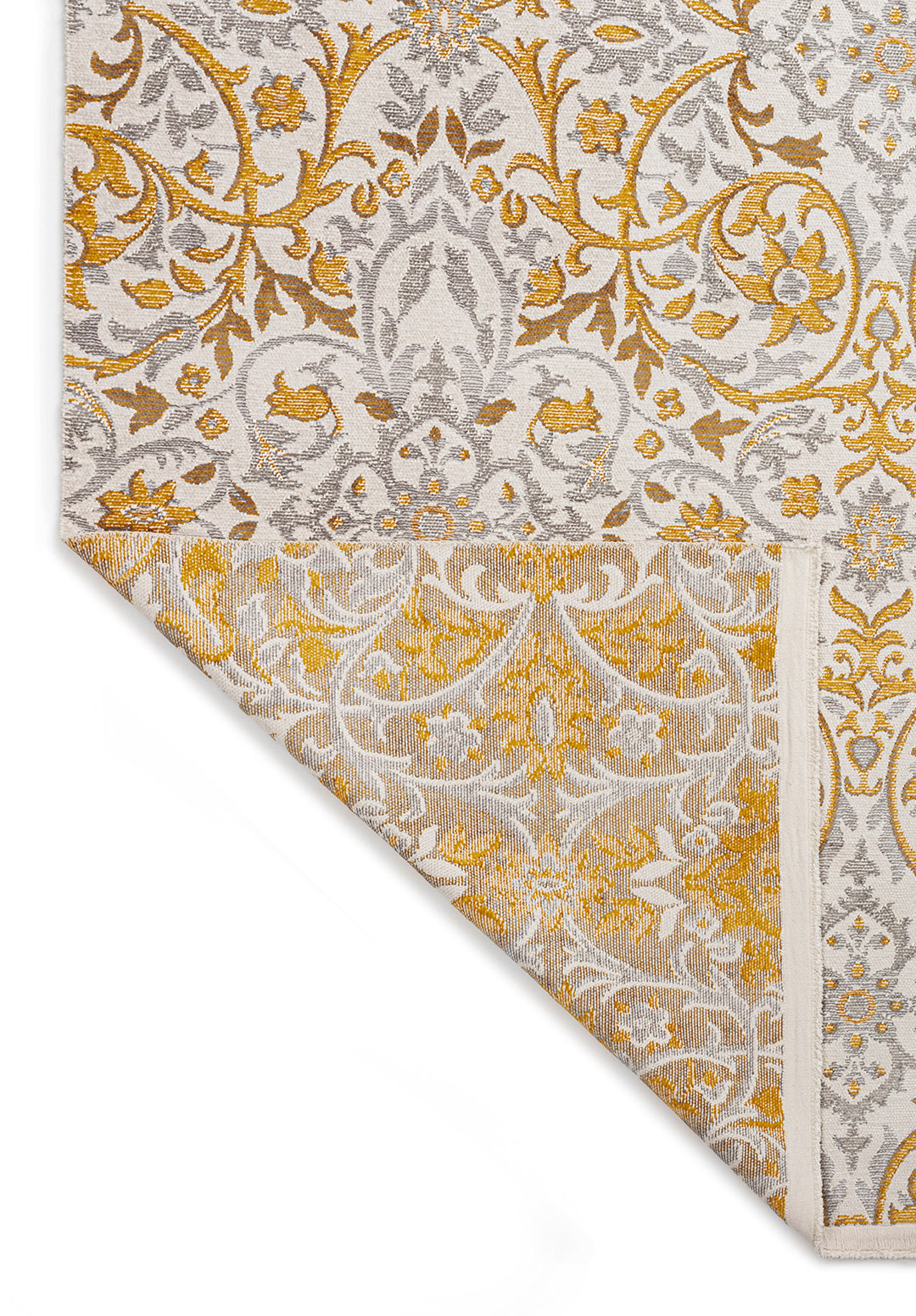 VIOLETTA ECRU - GREY - MUSTARD RUG