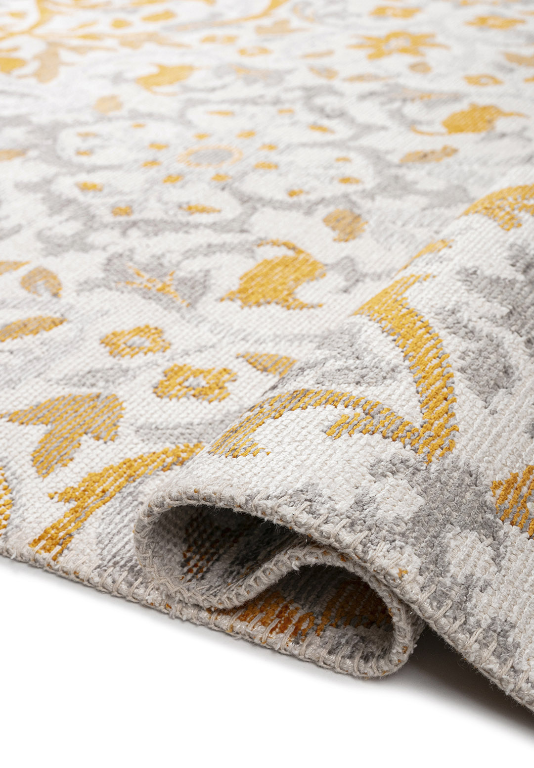 VIOLETTA ECRU - GREY - MUSTARD RUG