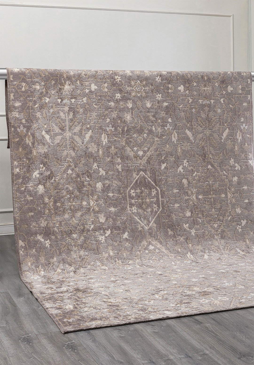 FLEUR BONE - BEIGE - GREY RUG