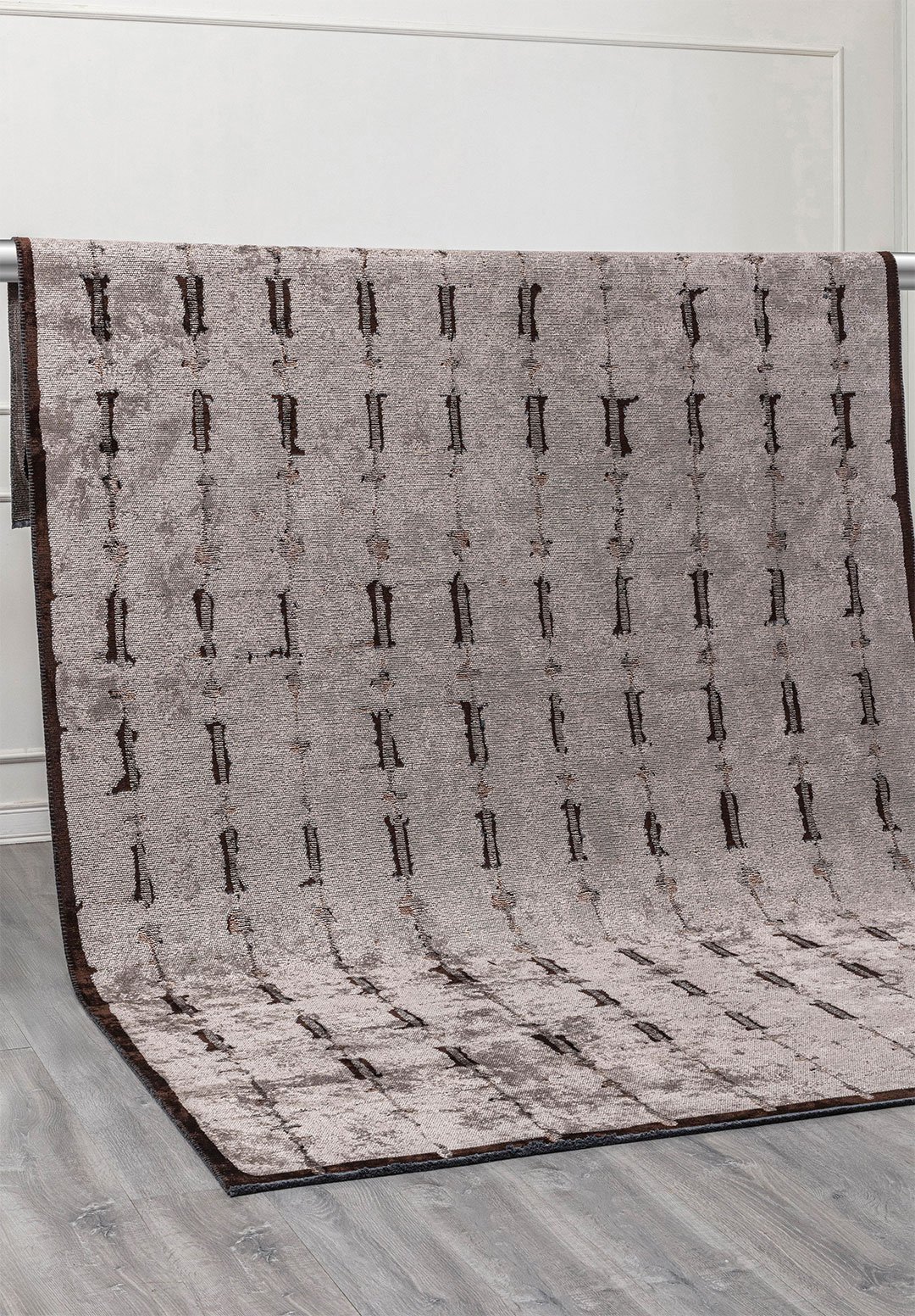 MAYA Тёмный Коричневый - Чёрный - Кремовый Ковер