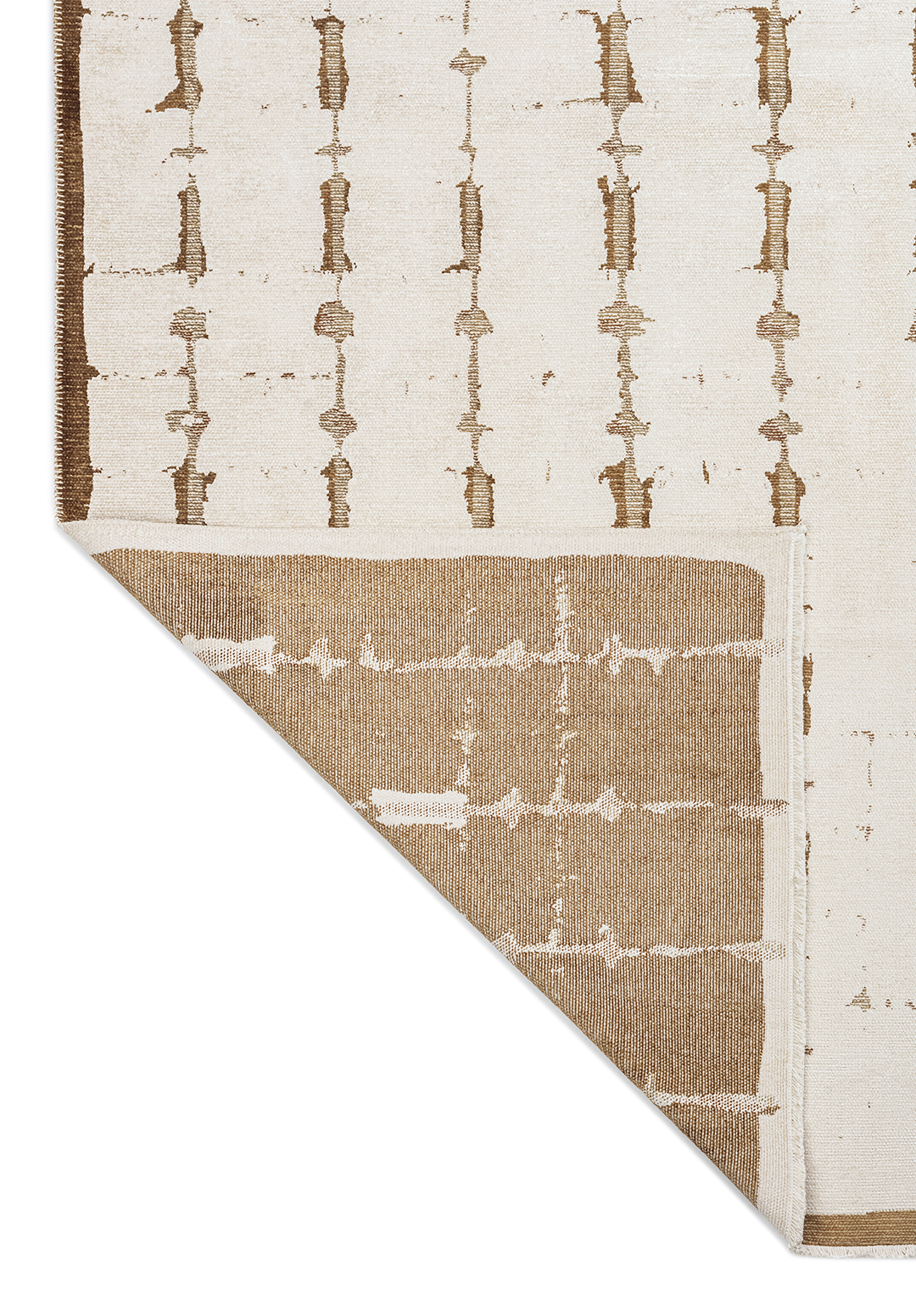 MAYA CACAO - LIGHT BROWN - LIGHT CREAM RUG