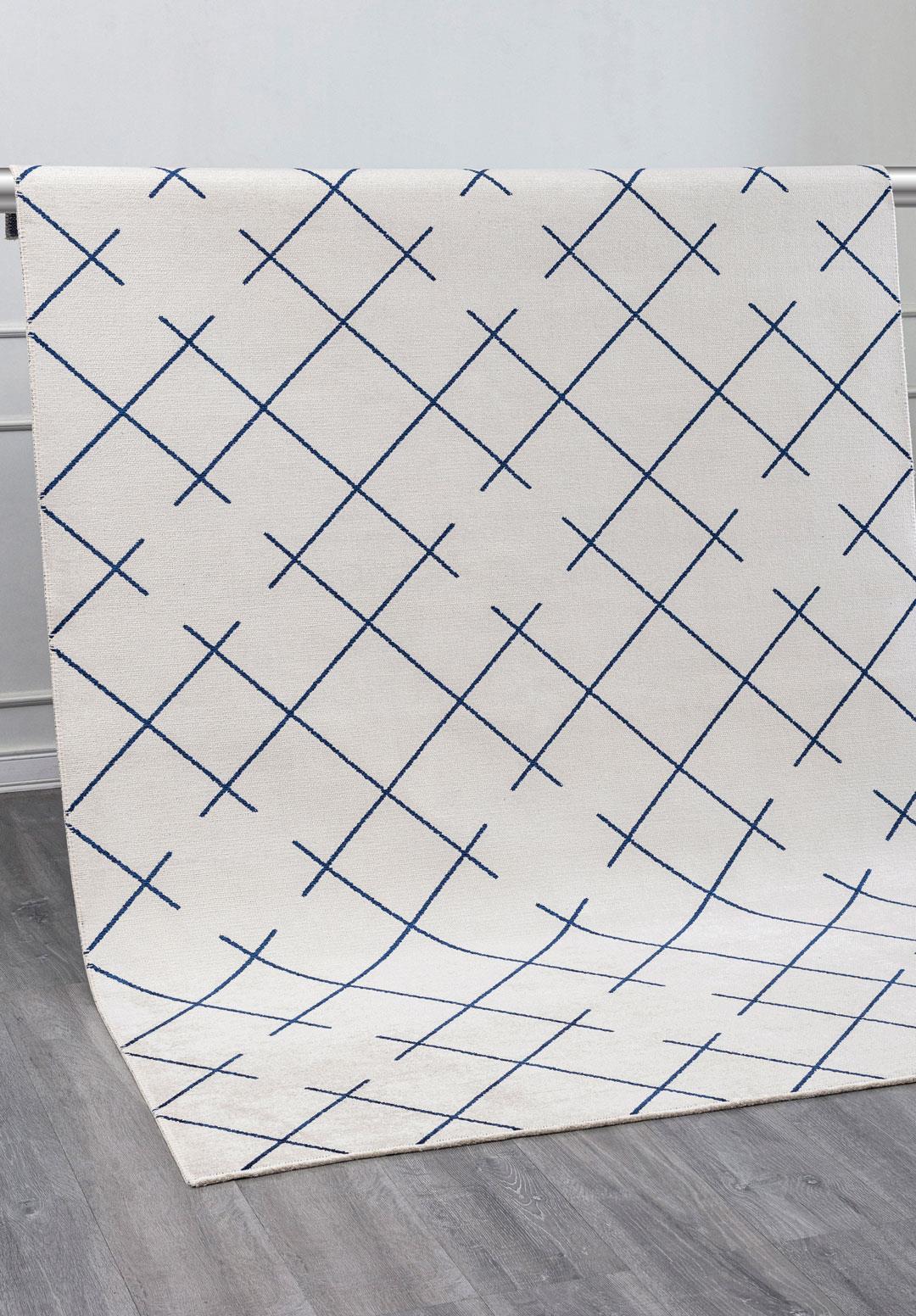 FUSE Тёмно - синий Синий - Тёмный Тёмно - синий - Экрю Ковер