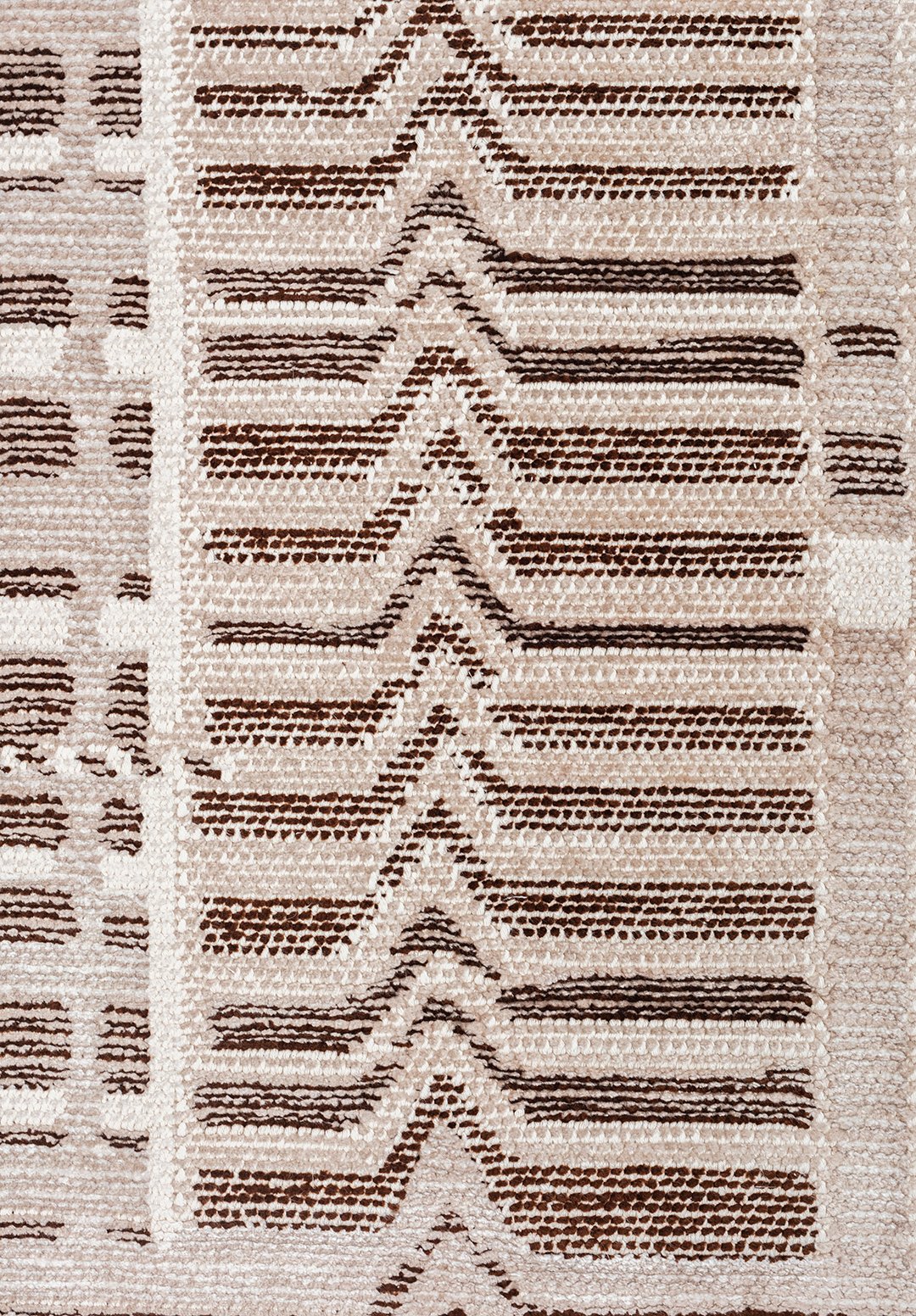 INCA Тёмный Коричневый - Каменный - Экрю Ковер