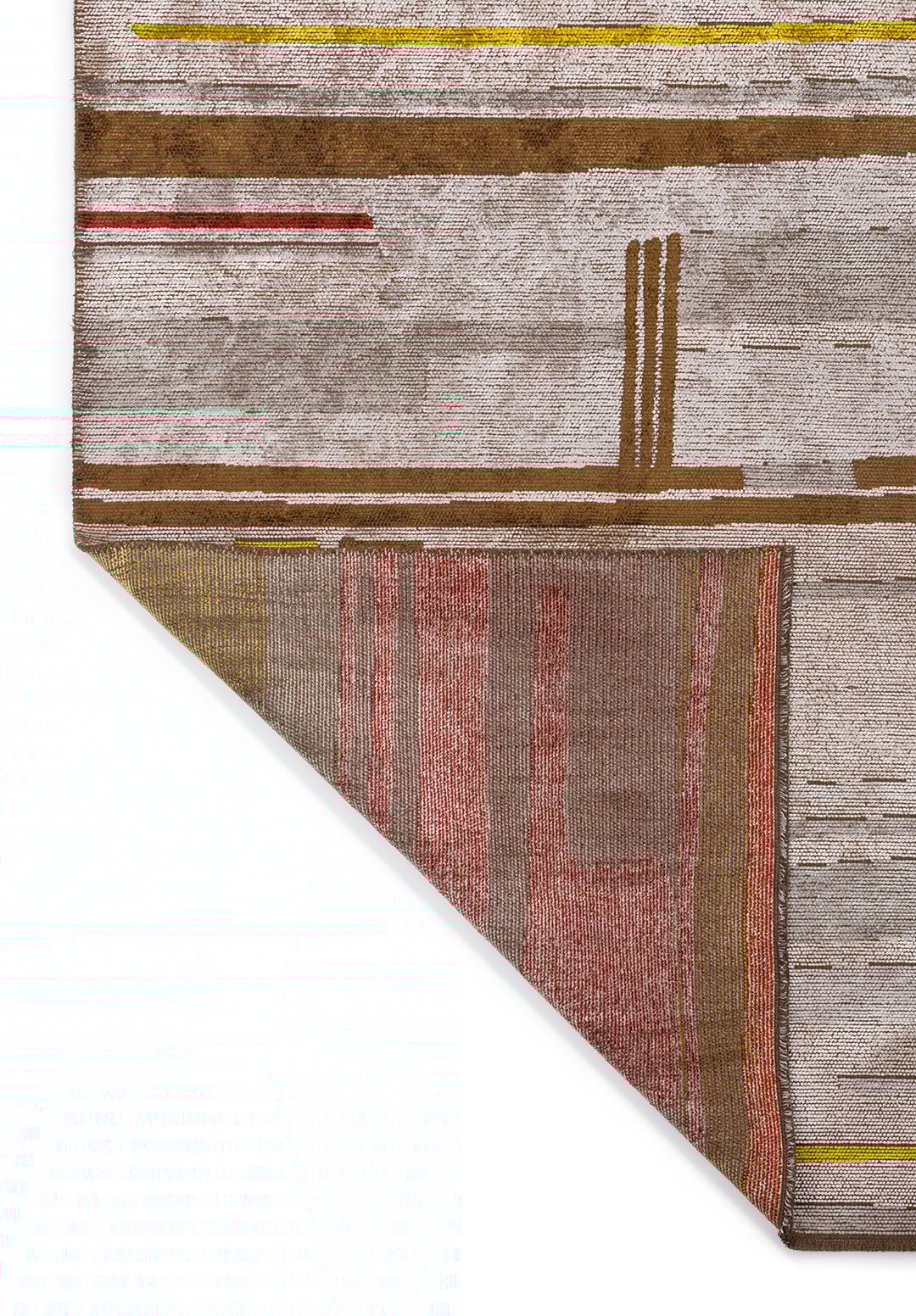 GLIDE LIGHT GREY - CACAO - YELLOW - RED - BONE - GREY RUG