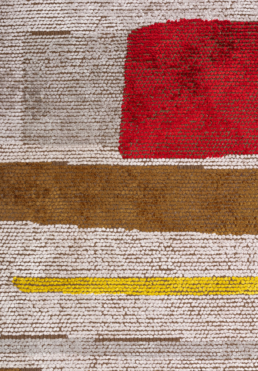 GLIDE LIGHT GREY - CACAO - YELLOW - RED - BONE - GREY RUG