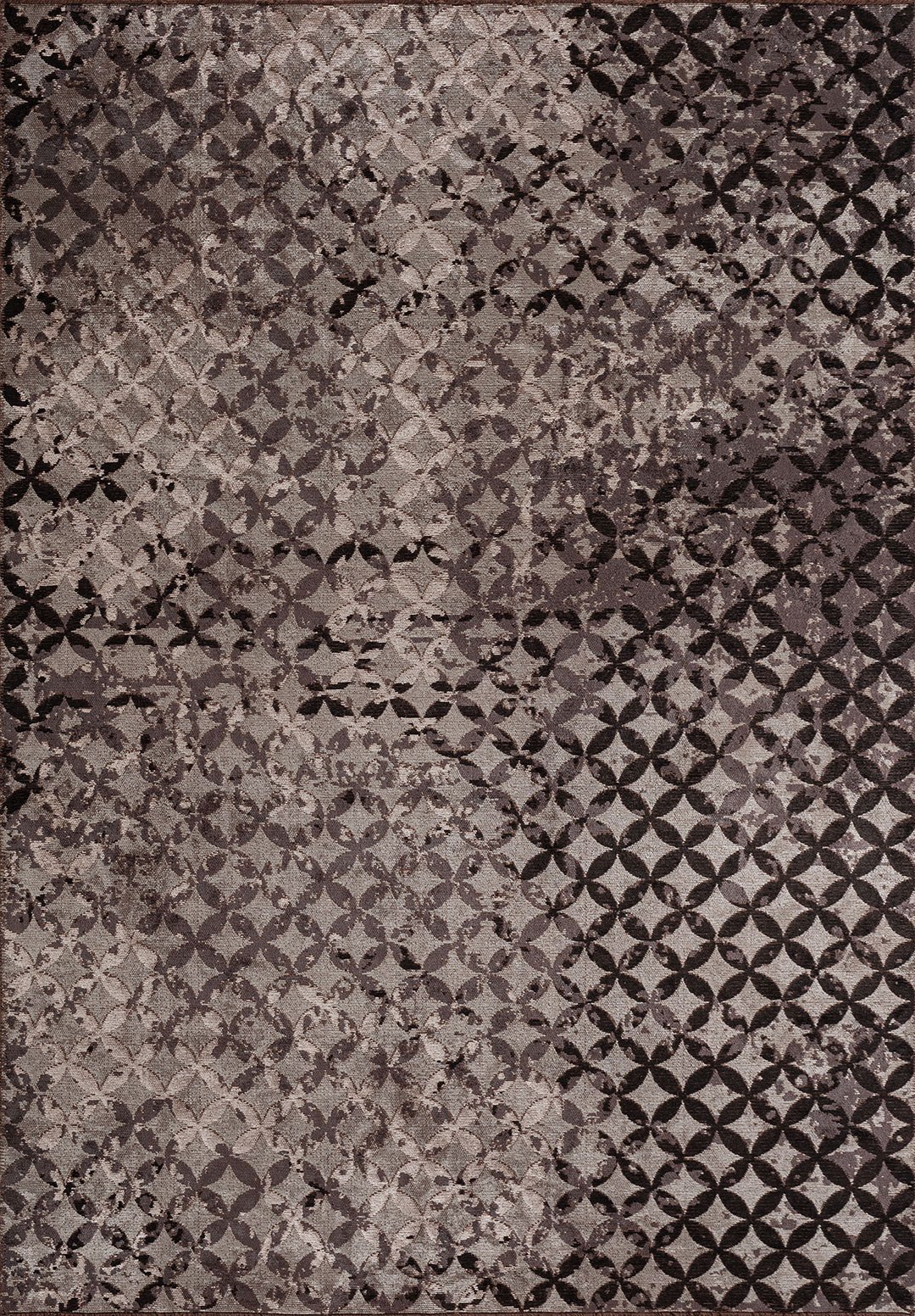 LILY Чёрный - Графитовый - GREY - Слоновая кость Ковер