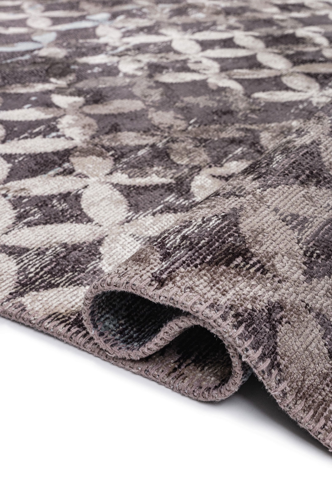 LILY ICE Синий - Тёмный GREY - Графитовый - Светлый Кремовый Ковер