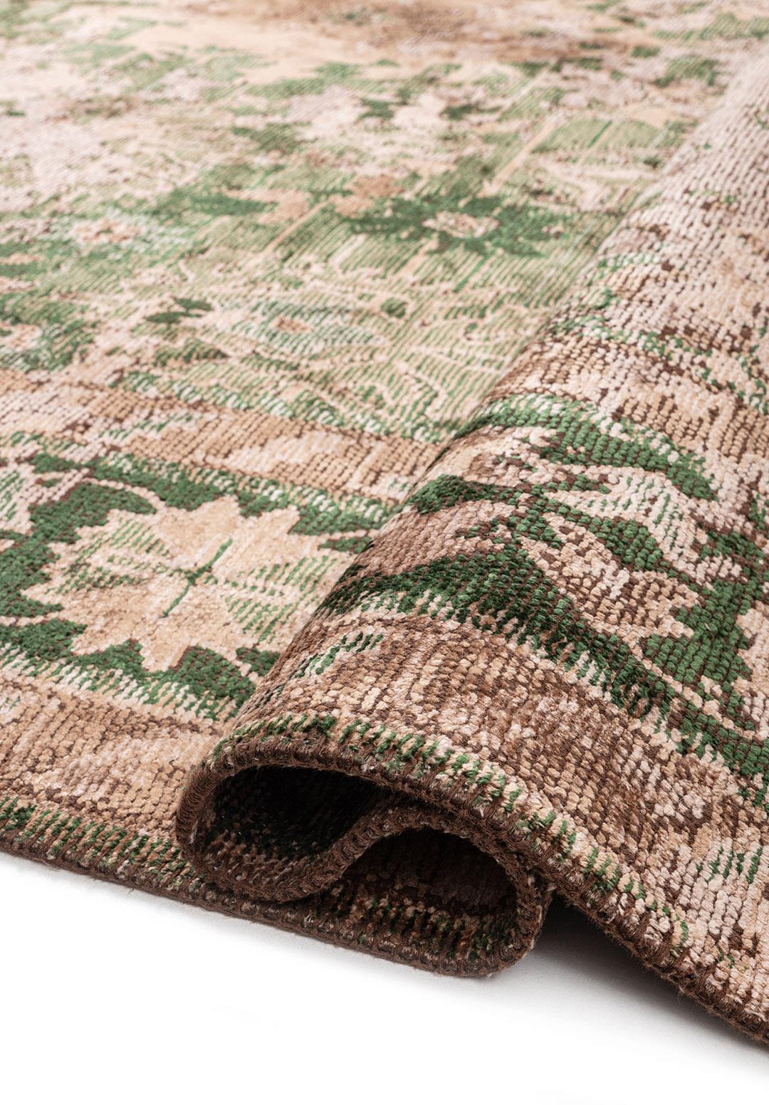 SPLENDOR ERA Светлый Кремовый - Тёмный Бежевый - FOREST Зелёный - Тёмный Бежевый Ковер