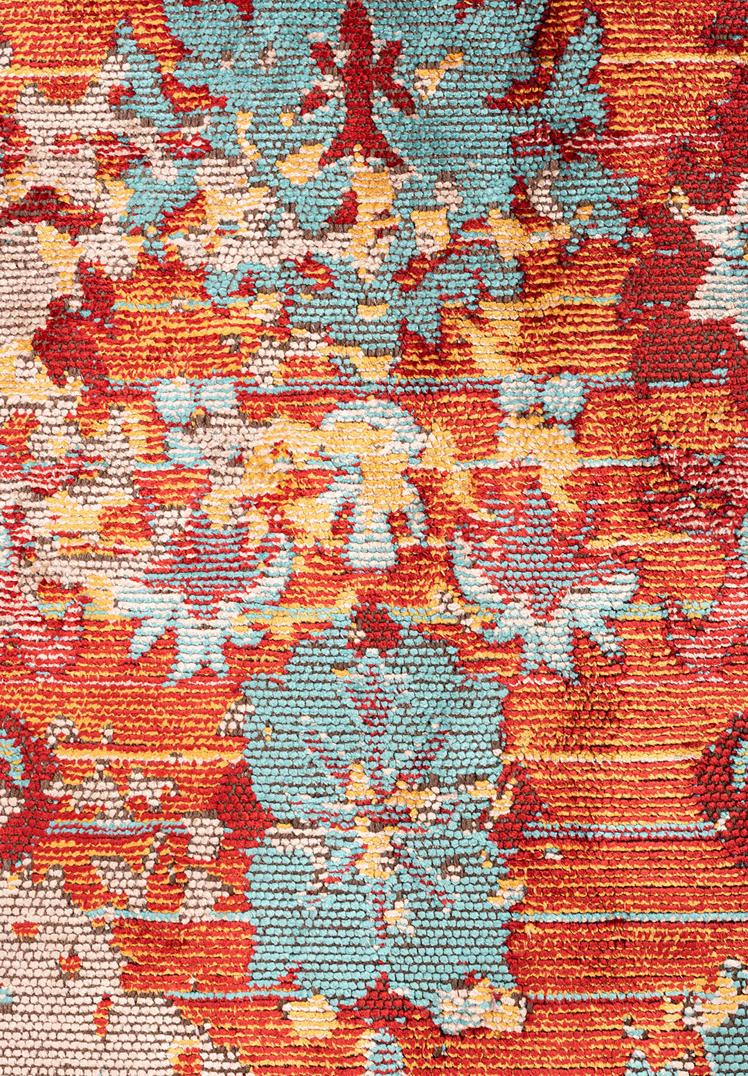 SPLENDOR ERA BONE - MUSTARD - RED - TURQUOISE RUG