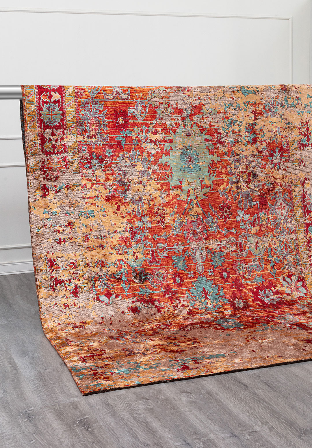 SPLENDOR ERA BONE - MUSTARD - RED - TURQUOISE RUG