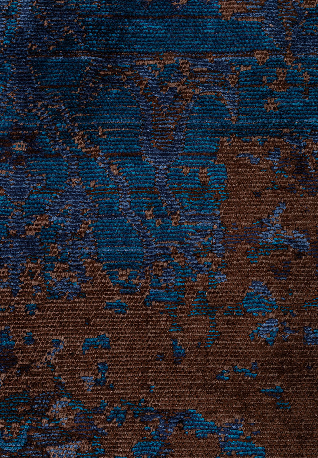 SPLENDOR ERA Тёмный Коричневый - CYAN - Тёмный Тёмно - синий - Тёмно - синий Синий Ковер